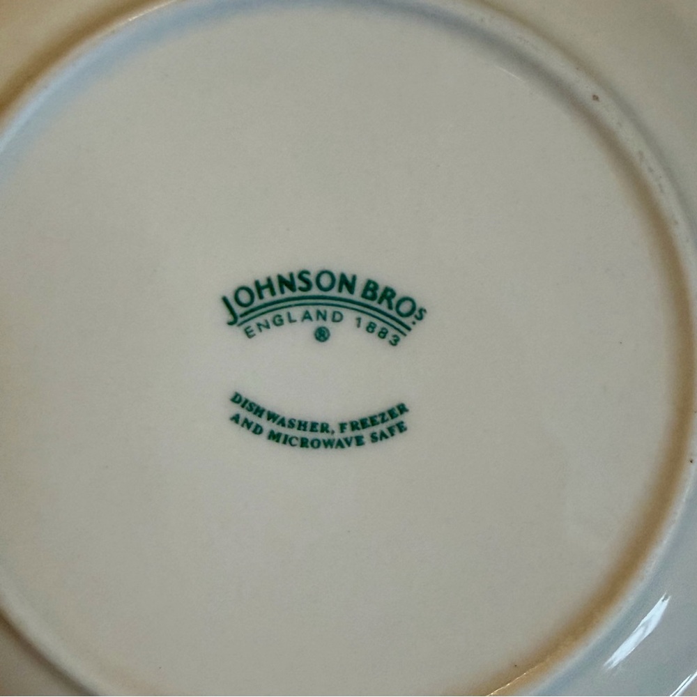 Johnson Brothers Brookshire Dessert Plate Ducks Woodland Cottagecore EUC - Picture 4 of 5